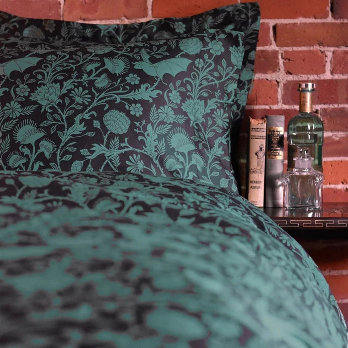 Budget ⌛ SIN IN LINEN Absinthe Bats | FULL/QUEEN DUVET COVER 🛒 4 Budget ⌛ SIN IN LINEN Absinthe Bats | FULL/QUEEN DUVET COVER 🛒 - Image 2
