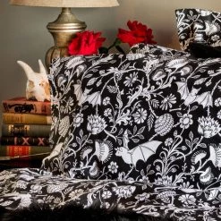 Wholesale ⭐ SIN IN LINEN Bats Elysian Fields [Black] | DOUBLE/QUEEN DUVET COVER 🎉 -Halloween Decor Sale sin in linen elysian fields black duvet cover 3 4bbc9b22 0de0 4960 8ee8 68ed6bae4362 700x700