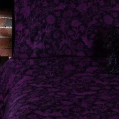 Buy ⌛ SIN IN LINEN Bats Elysian Fields [Purple] | STANDARD PILLOWCASE SET 🔥