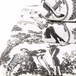 Top 10 โจ SIN IN LINEN Fetish Al Fresco Toile | QUEEN SHEET SET ๐