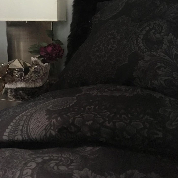 Best deal 🤩 SIN IN LINEN All Midnight Ink | KING DUVET COVER 🤩 7 Best deal 🤩 SIN IN LINEN All Midnight Ink | KING DUVET COVER 🤩 - Image 5