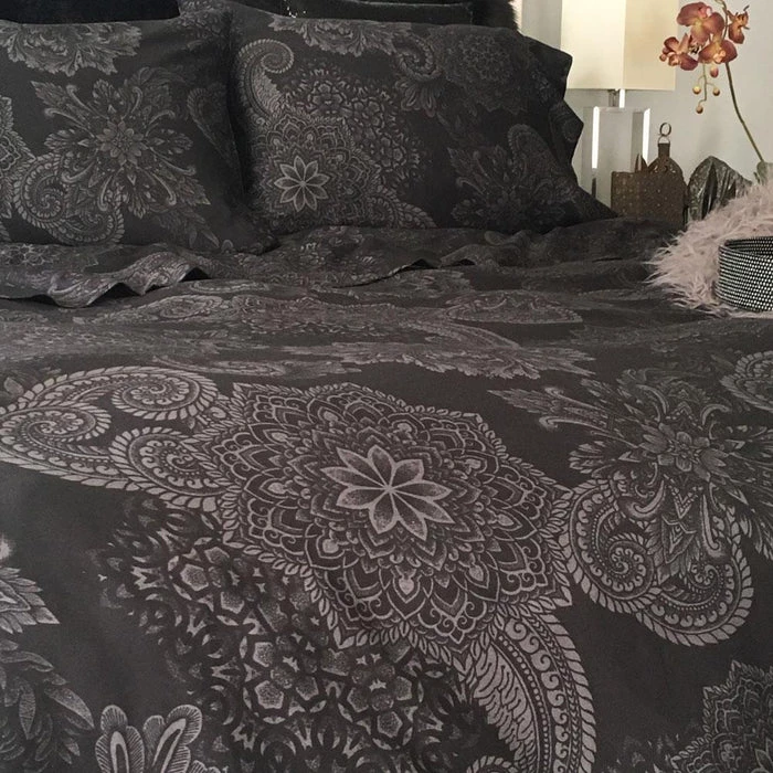 Best deal 🤩 SIN IN LINEN All Midnight Ink | KING DUVET COVER 🤩 4 Best deal 🤩 SIN IN LINEN All Midnight Ink | KING DUVET COVER 🤩 - Image 2