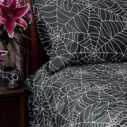 Best deal 🥰 SIN IN LINEN Gothic Homewares Spider Web | DOUBLE/QUEEN DUVET COVER 🎉