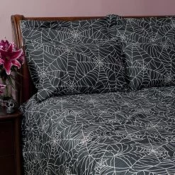 Best deal 🥰 SIN IN LINEN Gothic Homewares Spider Web | DOUBLE/QUEEN DUVET COVER 🎉 -Halloween Decor Sale sin in linen spider web print king duvet cover 2 bae01607 3e9f 443f 9fc9 653ffd4f97e1 700x700