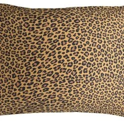 Budget 🤩 SIN IN LINEN All Wild Side Leopard [Gold] | STANDARD PILLOWCASE SET 🎁