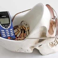 Buy 🎁 SUCK UK Gothic Homewares Skull | BOWL [WHITE] ✨ -Halloween Decor Sale skull white tidy 3 700x700