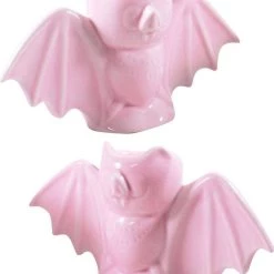 Outlet ✔️ SOURPUSS Bats Bat [Pink] | CERAMIC CANDLESTICKS HOLDER* 🤩
