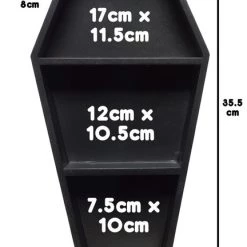 Deals β€οΈ SOURPUSS Bats Bat Print Coffin | SHELF π 9 Deals β€οΈ SOURPUSS Bats Bat Print Coffin | SHELF π -Halloween Decor Sale sourpuss coffin shelf diagram 700x700