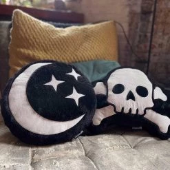 Best Sale ⌛ SOURPUSS Gothic Homewares Furry Moon & Stars | PILLOW 🌟 -Halloween Decor Sale sourpuss furry moon stars pillow 2 f147e566 b195 4558 8344 89d16dc6ff12 700x700