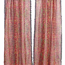 Budget ❤️ SOURPUSS Gothic Homewares Pink Leopard | WINDOW CURTAINS* 👏
