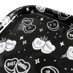 Wholesale ⭐ SOURPUSS New Rotten Hearts | ROLLING TRAY 😉 -Halloween Decor Sale sourpuss rotten hearts rolling tray 3 c43018b7 0970 41a2 9c2e 2332033520a0 700x700