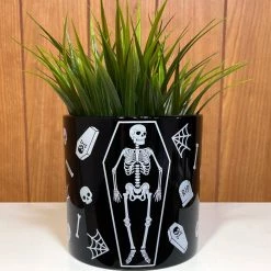 Cheapest 😉 SOURPUSS Gothic Homewares Skeleton | CERAMIC PLANTER ⌛ -Halloween Decor Sale sourpuss skeleton ceramic planter 2 d69b8e22 7e85 46c6 9355 d6ddbc546cf3 700x700