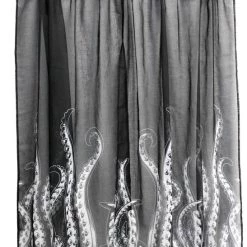 Outlet 🔔 SOURPUSS Gothic Homewares Tentacles [Black/White] | WINDOW CURTAINS 🧨 -Halloween Decor Sale sourpuss tentacles black white window curtains 2 c913dd0a 62ef 4d9d ac06 9e653d9b3932 700x700