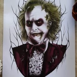 Flash Sale ⌛ THE BLACK CVLT Beetlejuice | ART PRINT ⭐