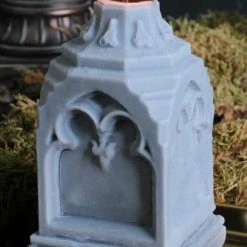 Best Pirce ⭐ THE BLACKENED TEETH Gothic Homewares Gravemarker | CANDLE ⭐