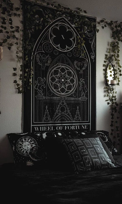 Outlet ๐ฅฐ THE PRETTY CULT Gothic Homewares Wheel Of Fortune | TAPESTRY ๐ 5 Outlet ๐ฅฐ THE PRETTY CULT Gothic Homewares Wheel Of Fortune | TAPESTRY ๐ - Image 3