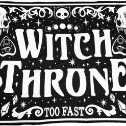 Discount ⌛ TOO FAST APPAREL Ghosts Witch Throne | BEACH TOWEL 🎉