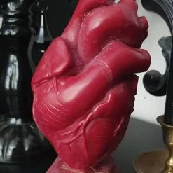 Budget ⌛ WIXCRAFT CANDLES Gothic Homewares Anatomical Heart [Red] | CANDLE 🌟