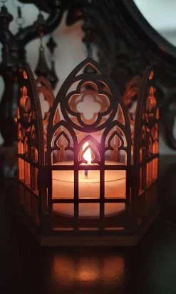 Best Pirce ✔️ WIXCRAFT CANDLES Gothic Homewares Cathedral | TEALIGHT HOLDER 🎉